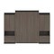 Bestar Orion 124W Queen Murphy Bed and 2 Storage Cabinets w/Pull-Out Shelves (125W), Bark Gray & Graphite 116870-000047 - alternate 5